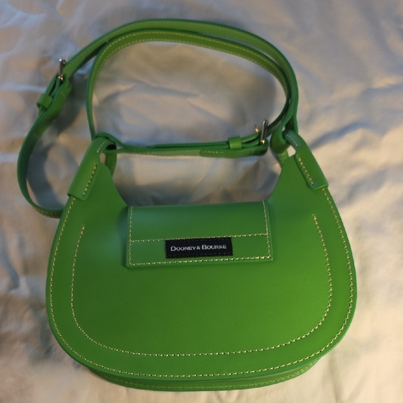 Dooney & Burke Bright Green Shoulder Bag - Picture 2 of 4
